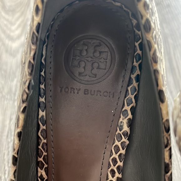 Tory Burch Snake Skin Heels - Picture 2 of 5